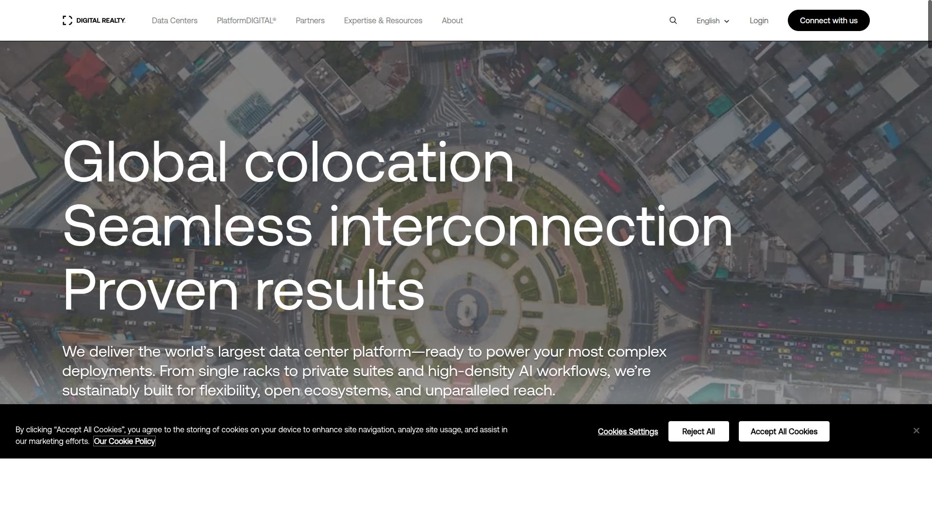 Digital Realty Trust, Inc. website