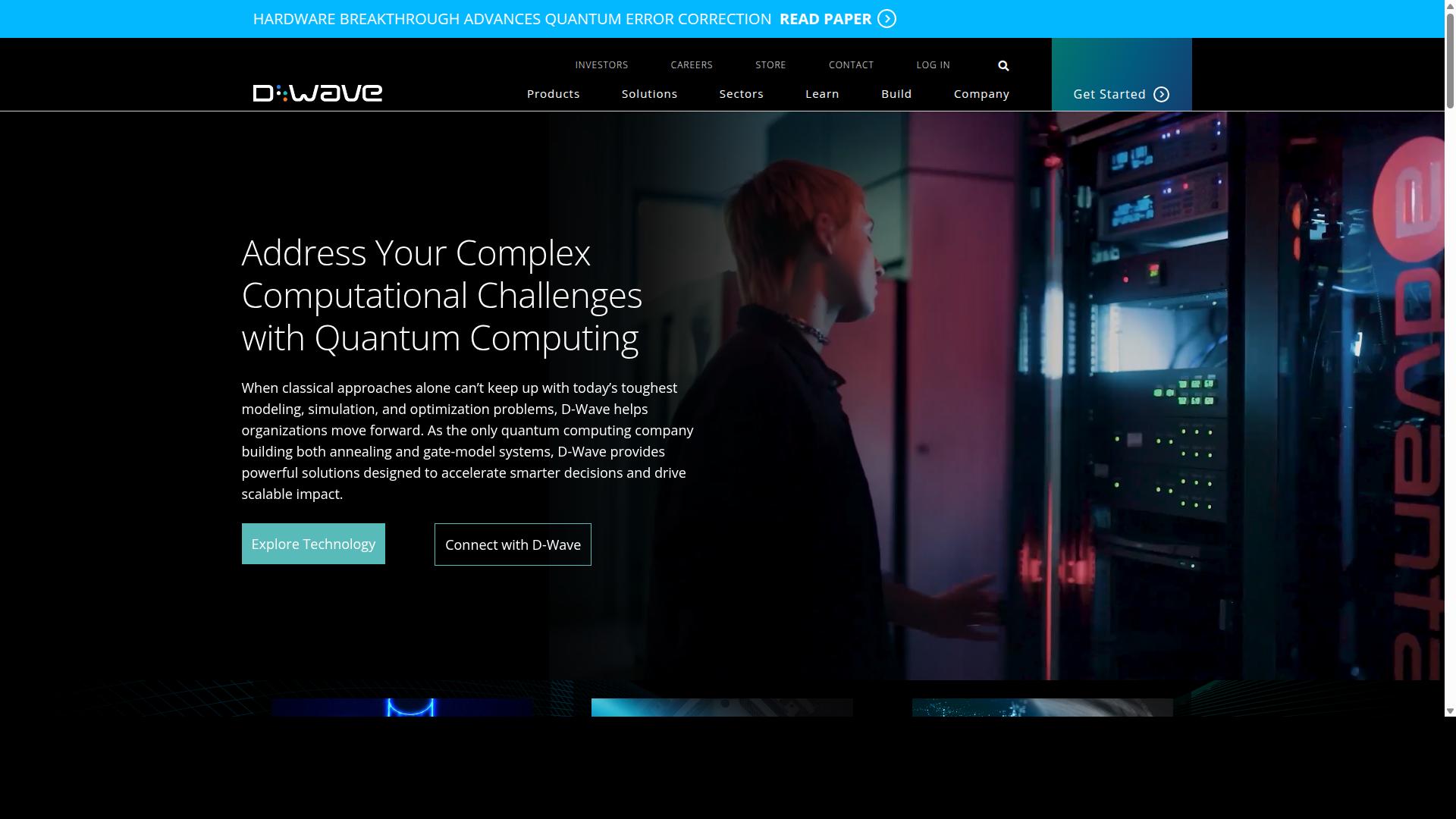 D-Wave Systems Inc. website
