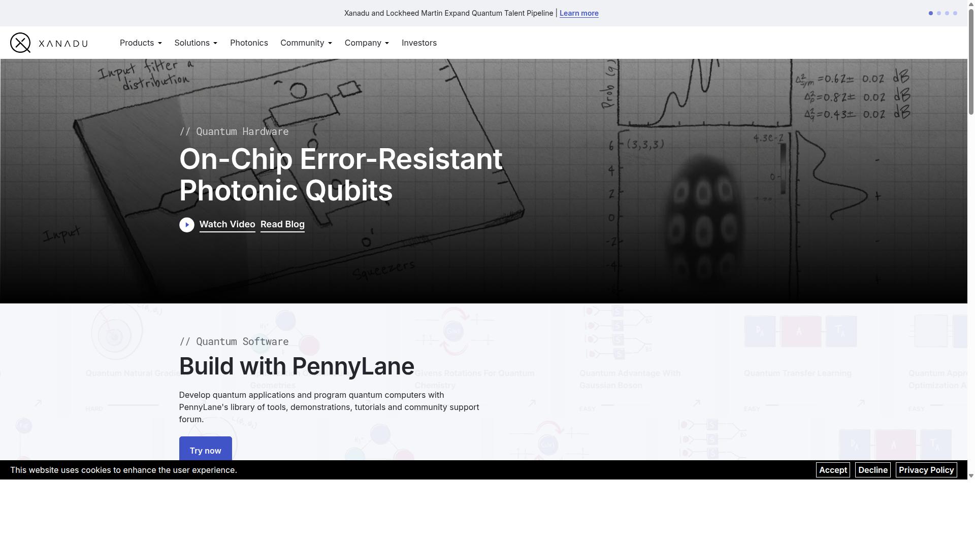 Xanadu Quantum Technologies Limited website